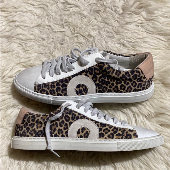 Oliver‎ Cabell Women’s Low 1 Sneakers In Leopard Print Size 39 EU 9 US - Picture 1 of 12